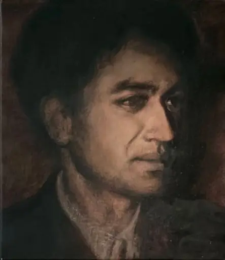 Shiv Kumar Batalvi, 2025, oil on canvas
